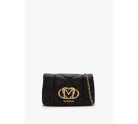 LOVE MOSCHINO Heart Logo Quilted Nero Cross Body Bag Size: One Size, Colour: Bke