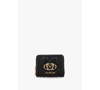 LOVE MOSCHINO Heart Logo Quilted Pillow Nero Purse Size: One Size, Col