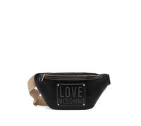 Love Moschino logo-detail zip belt bag - Black One Size