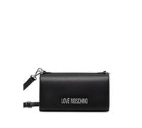 Love Moschino logo-plaque cross body bag - Black One Size