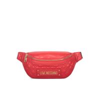Love Moschino logo-plaque quilted belt bag - Red One Size