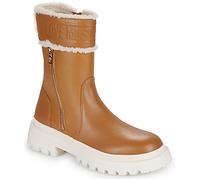 Love Moschino Mid Boots HER LOVE ANKLE BOOT in Brown 4.5