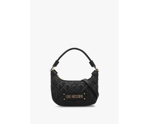 LOVE MOSCHINO Mini Diamond Quilt Nero Hobo Bag Size: One Size, Colour: