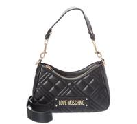 Love Moschino Polyethylene Handbag with Sl esign - Handbags - Black, Black, One Size