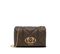 Love Moschino quilted chain-strap cross body bag - Brown One Size