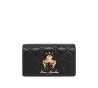 Love Moschino quilted frog shoulder bag - Black One Size