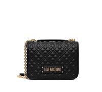 Love Moschino quilted logo crossbody bag - Black One Size