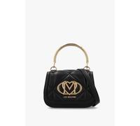 LOVE MOSCHINO Quilted Nero Embossed Top Handle Shoulder Bag Size: One
