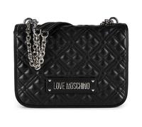Love Moschino Quilted Shoulder Bag 26 cm gray