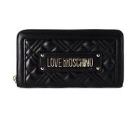 Love Moschino Quilted Wallet 19 cm black