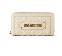 Love Moschino Quilted Wallet 19 cm white