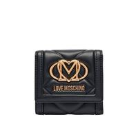 Love Moschino Soft Ivory PU Wallet, Black, One size