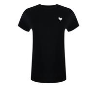 Love Moschino Unisex Adult Contrast Heart Logo T-Shirt SY3937