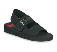 Love Moschino Wedge sandals ELASTIC BICOLOR in Black 6