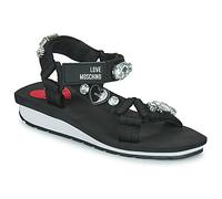 Love Moschino Wedge sandals FLOW LOVE in Black 4.5
