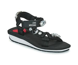 Love Moschino Wedge sandals FLOW LOVE in Black 6