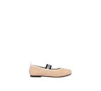 Love Moschino Women Polja11071g0mjq010736 Ballet Flat, Natural, 4 UK