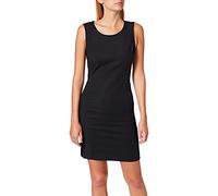 Love Moschino Women's Fitted Tube Dress with Tank top Neckline,Invisible Zipper Down The Back Casual, Black, 16