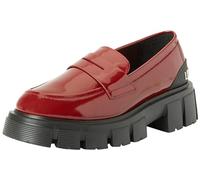 Love Moschino Women's JA10045G0H Driving Style Loafer, Bordeaux, 4 UK