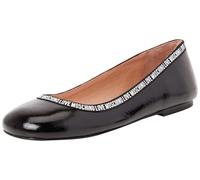 Love Moschino Women's Ja11051g0lii0000 Ballerina, Black, 8 UK