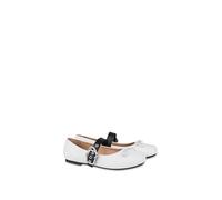 Love Moschino Women's Ja11091g1nie010a Ballet Flat, White, 5 UK