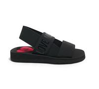 Love Moschino Women's Polja16033g0mjn7000 Sandal, Black, 3.5 UK