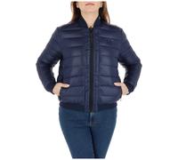 Love Moschino Womens Quilted Bomber Jacket - Dark Blue Nylon - Size EU 44 (Womens)
