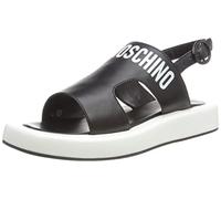 Love Moschino Women's Sandalo Sandals, Nero, 10 UK