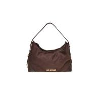 Love Moschino Women's Signature Zip Soft Hobo Brown Love Moschino Brown One Size
