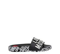 Love Moschino Women's Slippers Black - White, Black, 3 UK