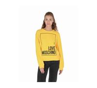 Love Moschino Women's Sweatshirt W 6 306 47 M 4055 I60 YELLOW Sweatshirts | Size: 46 Love Moschino Yellow 46