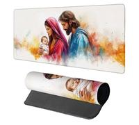 Love Mouse Pad, Mouse Mat 800x400x3mm, Stitched Edge Design XXL Desk Mat Large, Desk Accessories Gaming Mousemat, Office Accessories Keyboard Pad, for Gaming PC Office Large Mousepad, White I-7203