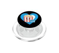 Love Movie Night - Cute Movie Popcorn Heart PopSockets PopGrip for MagSafe