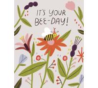 Love Muchly Greeting Cards: Birthday - It's your Bee-day! (Pack of 6)