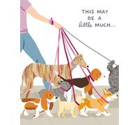 Love Muchly Greeting Cards: Thank You - This may be a little much (Pack of 6)