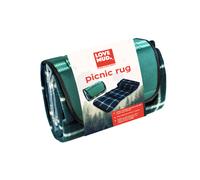 Kingfisher Pn004 Picnic Camping Beach Rug - Green