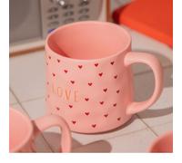 Love Mug with Cute Heart Ceramic Mug 540ml Assorted Designs