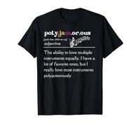 Love Multiple Instruments Song Music Lover Polyjamorous T-Shirt