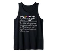Love Multiple Instruments Song Music Lover Polyjamorous Tank Top