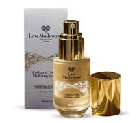 Love Mushrooms Brightening Face Serum 40ml | Collagen Peptide Solution for Deep Hydration & Visible Firming | With White Truffle, Snow Mushroom/Tremella & Reishi Complex to Skin Barrier Strength