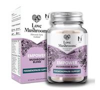 Love Mushrooms Empower - Perimenopause Support Mushroom Blend Capsules | Hormonal Balance, Energy & Wellbeing | 60 Capsules, Vegan, Made in UK