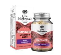 Love Mushrooms Empower PMS GO 60 Capsules 60 Capsules