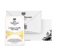 Love Mushrooms Luxury Collagen Truffle Sheet Mask | Fast Hydrating Glow Mask In White White