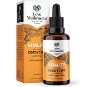 Love Mushrooms Vitality Cordyceps 50,000mg Natural Passion 50ml 50 ml