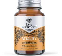 Love Mushrooms VitalityCordyceps 4000mg 30 Capsules 30 Capsules