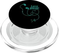 Love Music Earbuds Heart Cable PopSockets PopGrip for MagSafe