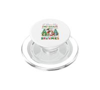 Love My 2nd Grade Snowmies Xmas Snowmen Teacher Students PopSockets PopGrip for MagSafe
