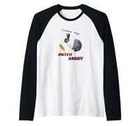 Love My Dutch Rabbit for Dutch Pet Rabbit Owners Raglan Baseball Tee