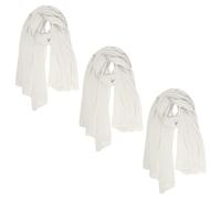 Love My Fashions® 3pack Ladies Chiffon Scarves Sheer Wrap For Women UK Soft Plain Neck Scarf for Wedding Girls 170x70 cm shawl Lightweight Silky Soft Headscarf