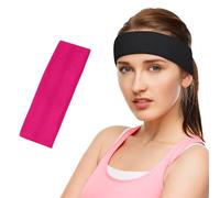 Love My Fashions® 7cm Sports Headbands for Women UK Unisex Wide Plain Stretchy Soft Hair Bandeau for Gym Exercise Yoga
